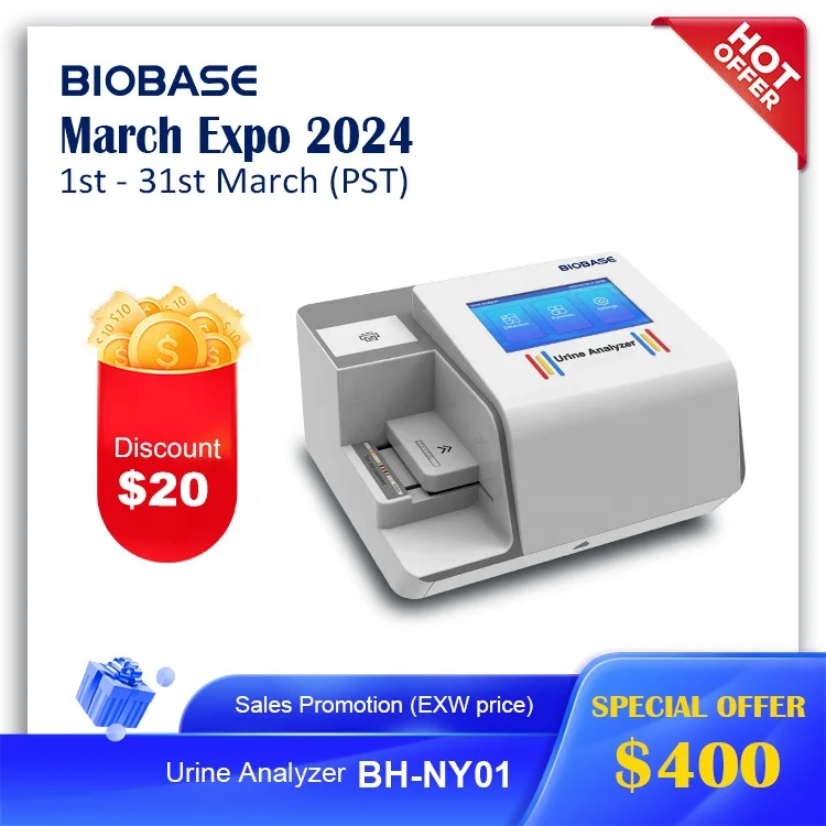 BIOBASE Cheap Urine Analyzer Urine Strips BH-NY01 Urinalysis Analyzers with 7-inch touch screen Urine Analyzer  for lab