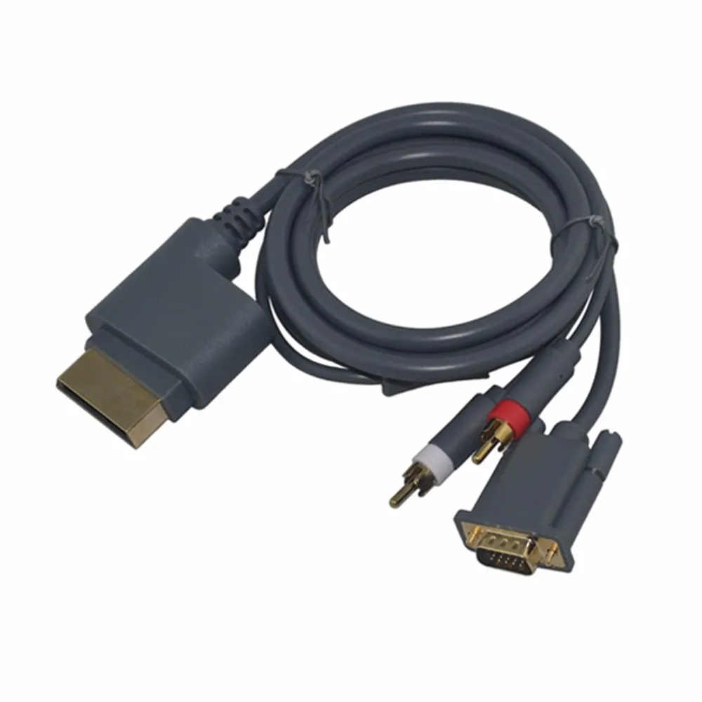 For Xboxes 360 With 6FT Optical Output HD VGA Audio Cable Component Composite Cord  For Xboxes 360 AV Cable