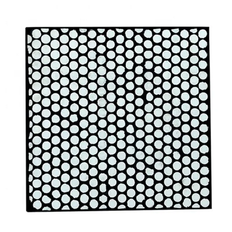 Ceramic chute liner plate Wear resistant rubber ceramic lining with steel metal plate