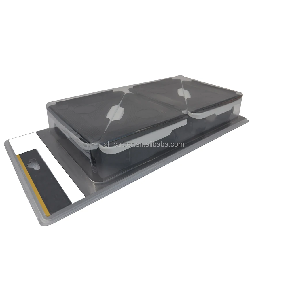 440lbs furniture mover with strengthen steel plate transport mental trolley with three-wheel swivel castor Plate Dolly