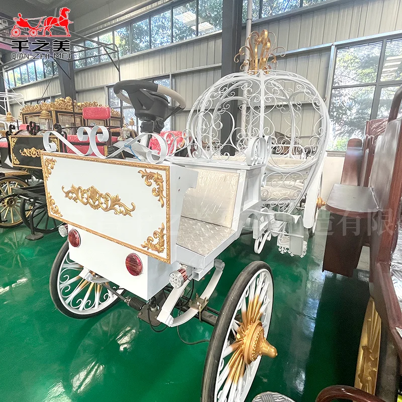 Qianzhimei 2024 Рождественский день рождения свадебный автомобиль специальная транспортная коляска тыква Любовная