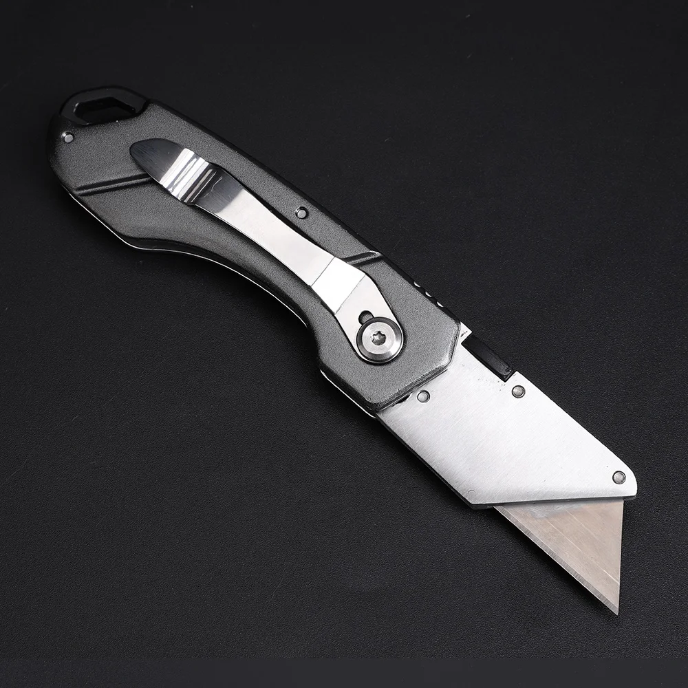 Portable utility knife Heavy duty thickening tool knife Stainless steel foldable knife