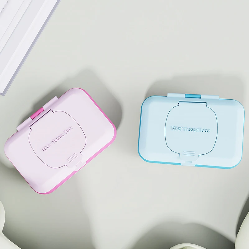 Outdoor Portable Wet Tissue Box Baby Travel Wipe Case Child Wet Wipes Box Wipes Box Wet Paper Container
