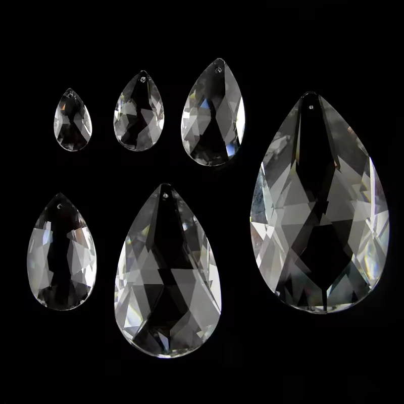 Wholesale Crystal Net Shape Pendant Bead Door Curtain & Angel Tears Lamp Accessories Crystal Chandeliers & Pendant Lights