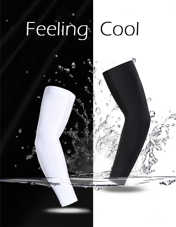 Elastic Outdoor Seamless Cool Mesh Arm Sleeves UV Protection Cycling Wear Ice Silk Sleeves