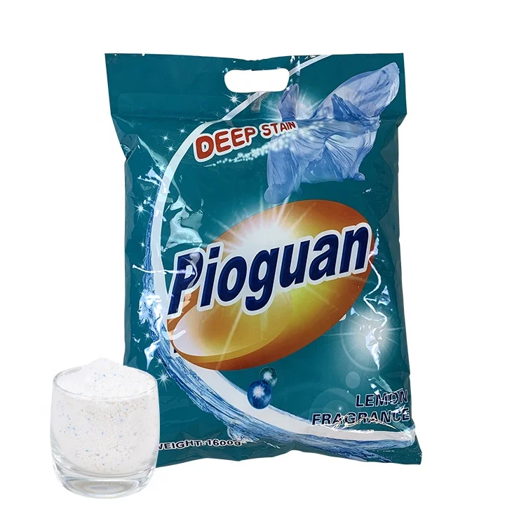 High quality factory supplier 1600g bulk washing detergent powder
