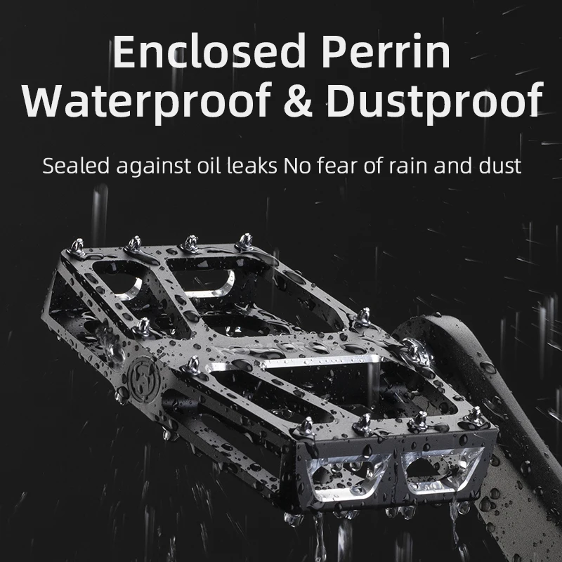 ROCKBROS Bike Widen Platform Pedals MTB Aluminum Alloy Bicycle Parts Cycle Foot Bearing Pedal