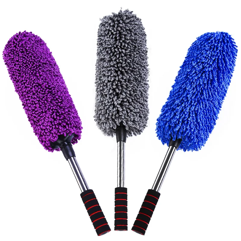 Extendable Handle Microfiber Car Duster Exterior for Car Truck SUV RV and Motorcycle