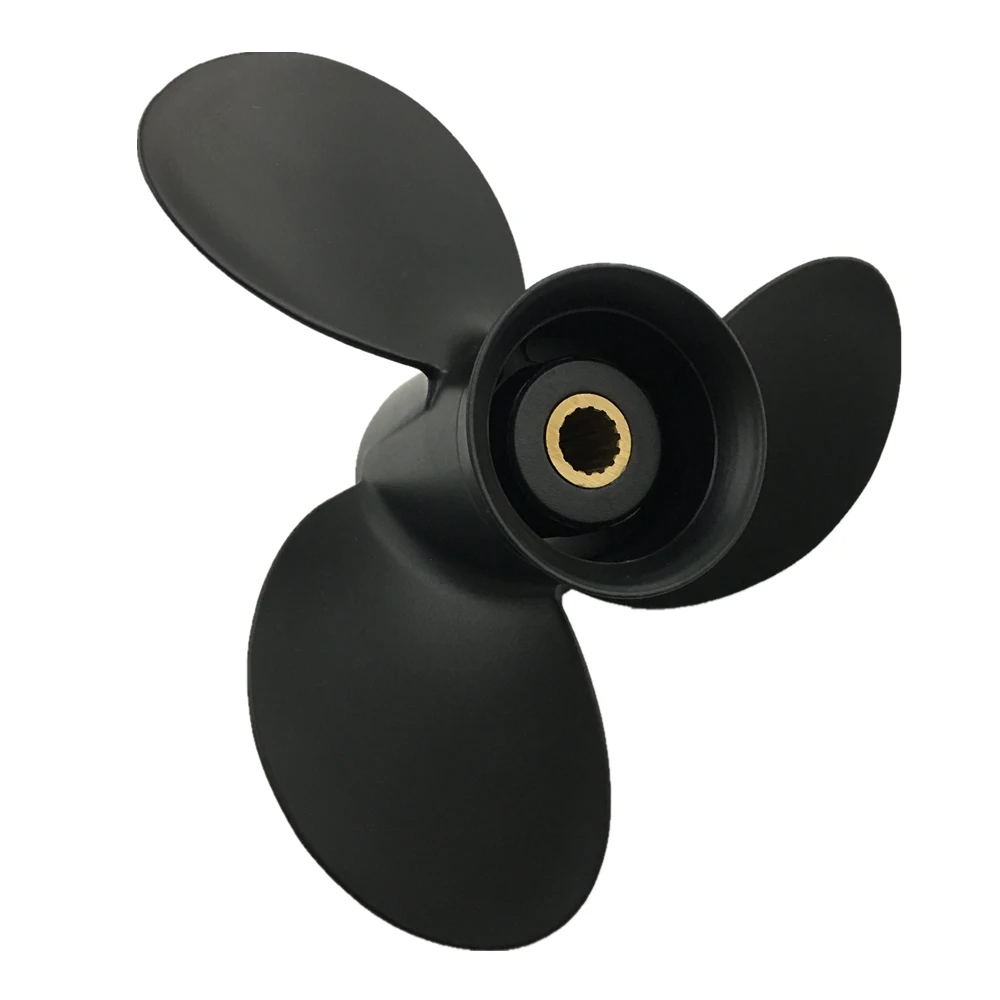 Marine Propeller 9.3 x 9 matched with Tohatsu outboard motor 2 and 4 stroke 9.9 12 15  18 20 hp OEM 3BAB64518-0
