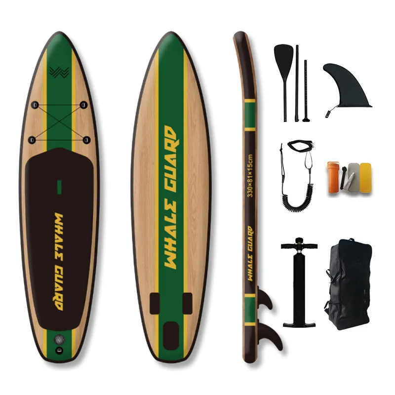 OEM Премиум деревянная зернистая надувная доска для SUP серфинга новый дизайн надувная доска для SUP серфинга для взрослых