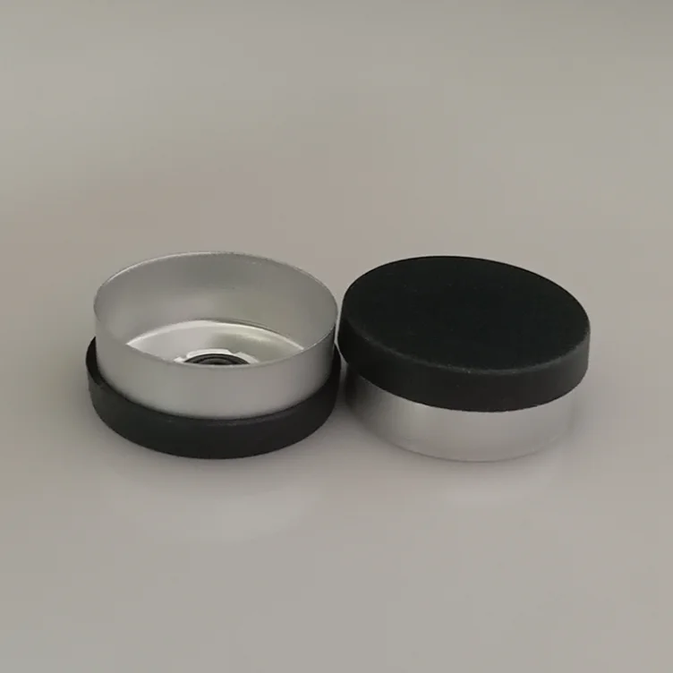 20mm flip top aluminium plastic caps for small injection glass vials