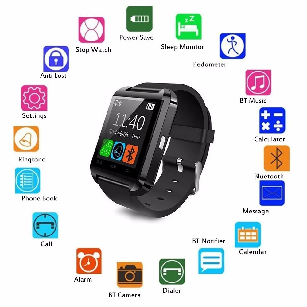 U8 4g smart watch sim card smart watch con sim card sim support smart watch 2022
