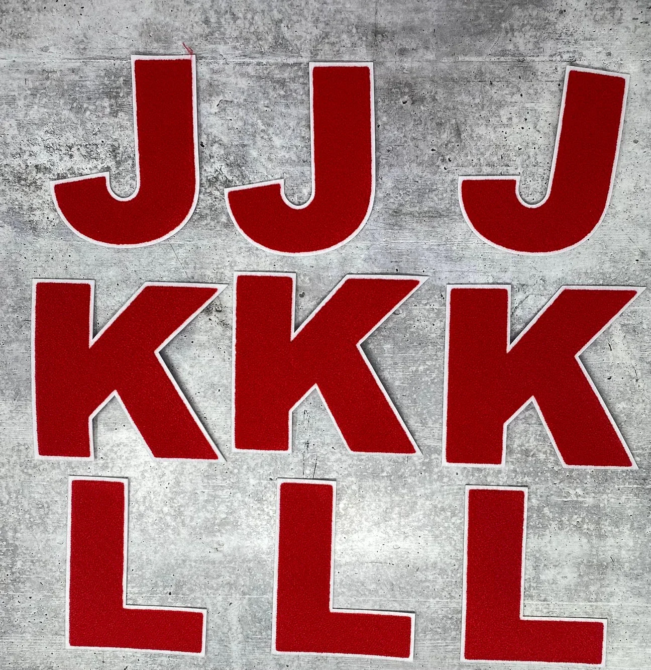 large varsity alphabet patches letter jacket patch