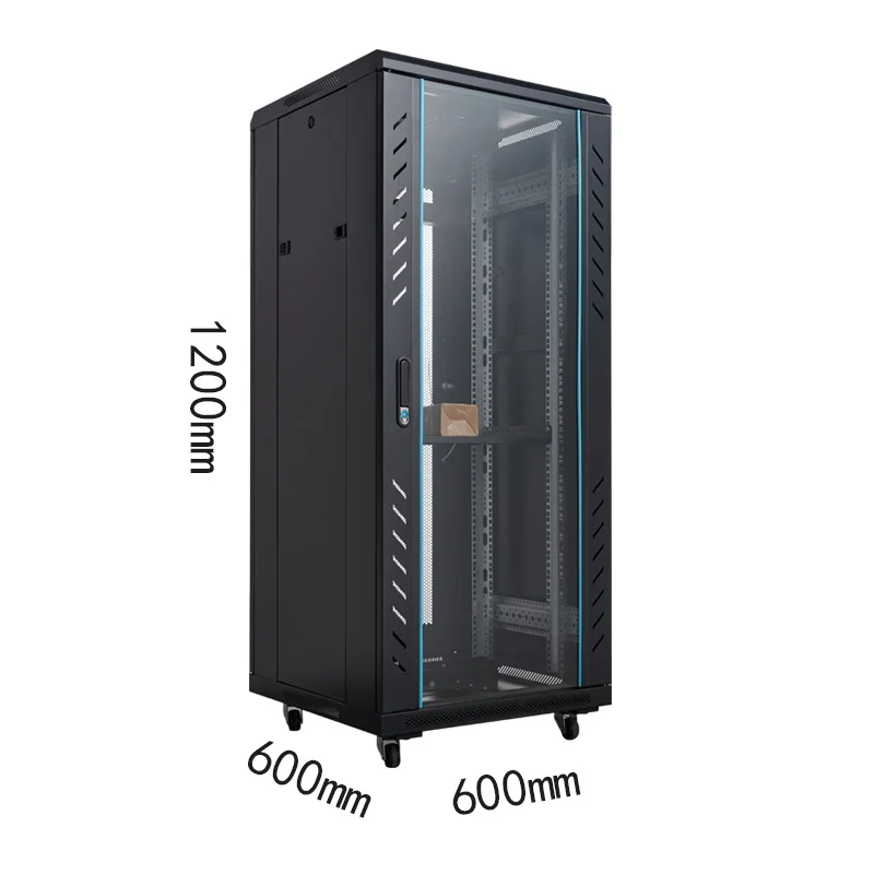 Customizable Network Server Switch Rack Cabinet Enclosure Cheap Price 2U to 47U for Data Centers Outdoor Use Made of Steel
