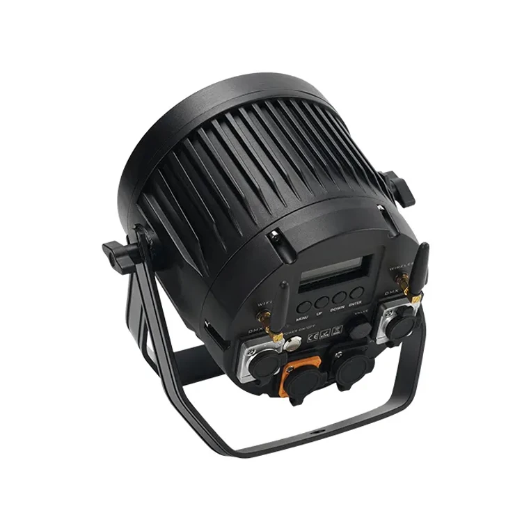 Outdoor 6X15W Rgbwa Uv 6In1 Ip65 Waterproof Wireless Battery Led Par Light For Garden