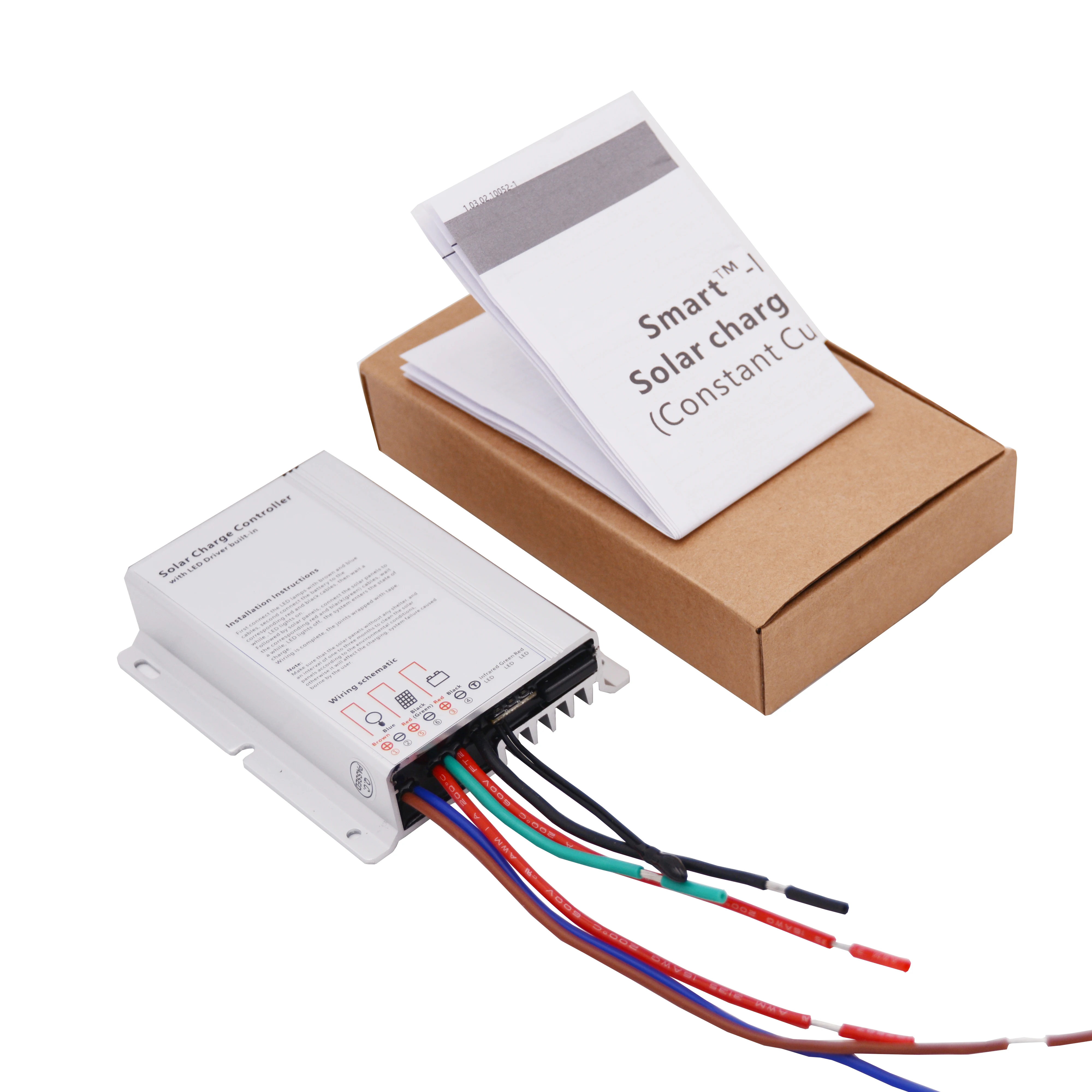 Lumiax 12v 24v 10A PWM Lithium Acid gel LED driver for solar charger controller