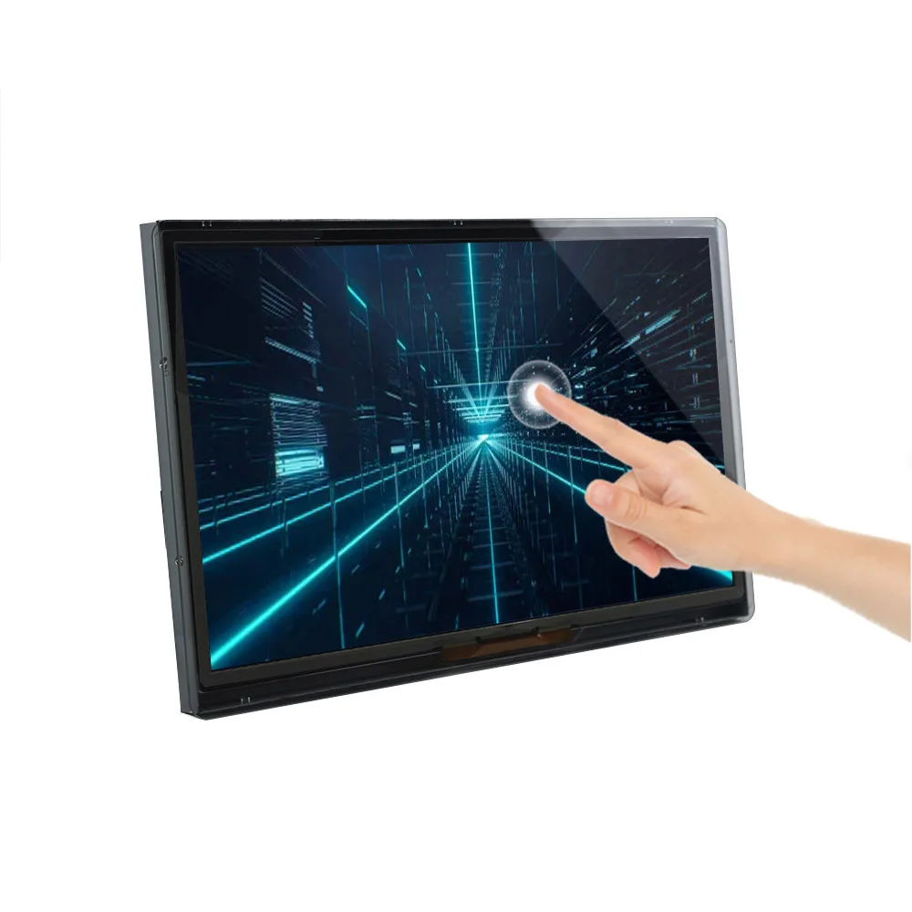 Пользовательский 18,5 27 32 дюймов водонепроницаемый Ip65 с открытой рамкой прочный панельный дисплей экран емкостный промышленный ЖК-сенсорный монитор