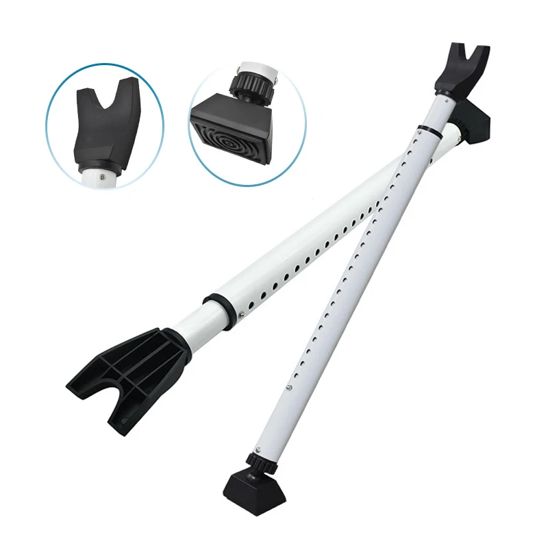 Adjustable Sliding Door Jammer Heavy Duty Security Bar Gate Lock for Apartment Hotel Room Door Catches & Closers