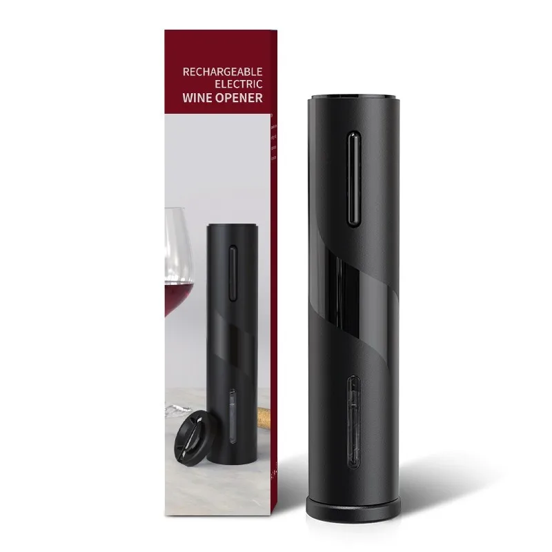 Electric Corkscrew for Wine Opener Set Electric Corkscrews with Foil Cutter for Corporate Gift Custom Logo Printing
