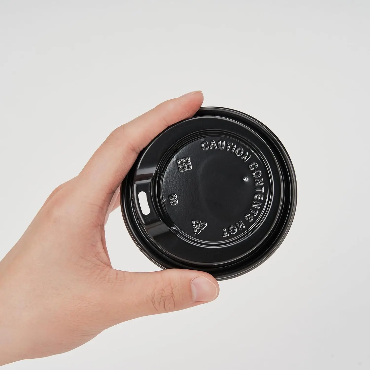 Disposable Plastic Dome Lids for Paper Hot Coffee Cups Lids Coffee Cup for Espresso Cold or Hot Drinks Tea Coffee Hot