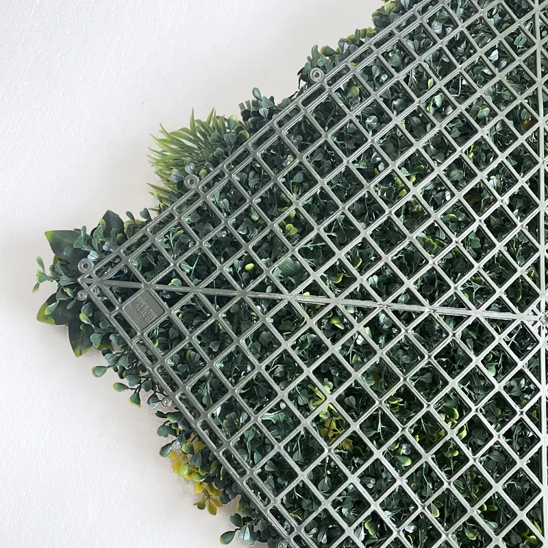 100cm Wall Plants Artificial Europe Easy Green Decoratinve Outdoor Panels Grass Fence Wall Mounted Artificial Plant Wall