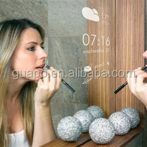 2022 latest design waterproof smart makeup mirror bathroom android hotel vanity mirror