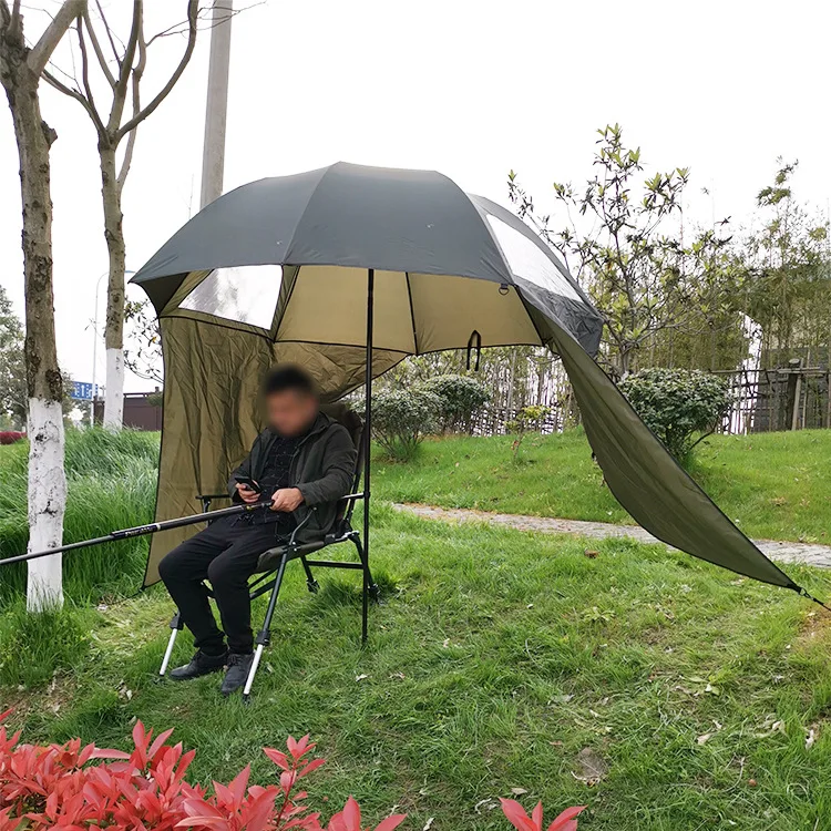 New And Hot OEM Cheap Price Portable Fishing Umbrella Shelter Tent Umbrella With Carry Bag
