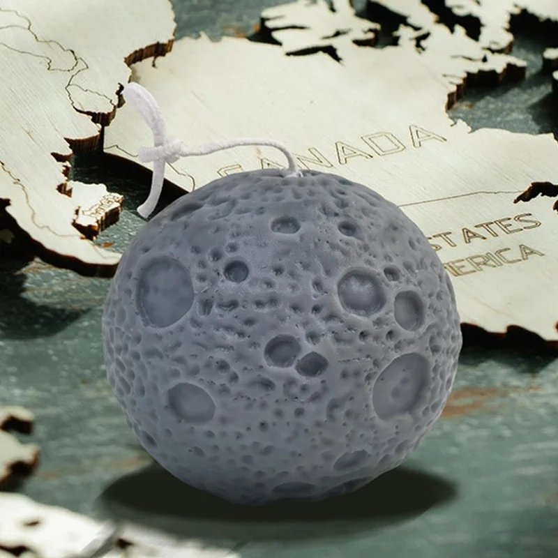 3D Earth Fragrance Candle Silicone Mold Plaster Mold Handmade Soap Expanding Incense Stone DIY 3D Earth Silicone Moulds