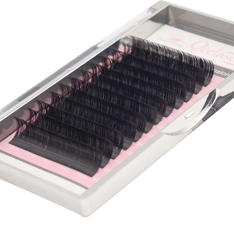 Qeelasee matte mink Korean PBT material lashes mink Individual eyelash extensions