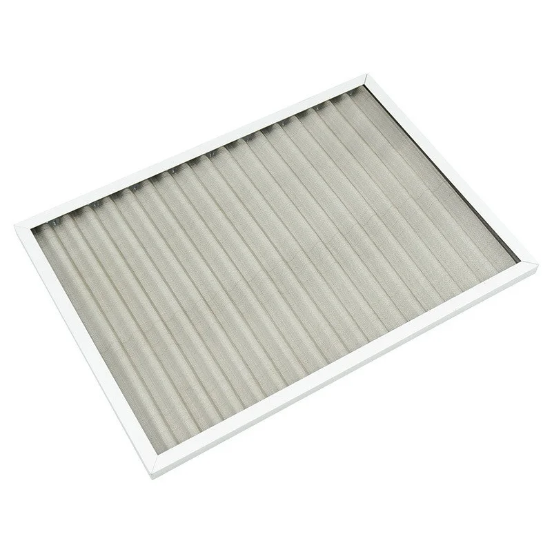 Aluminum Alloy Frame Washable G1-G4 Plate Pre Primary Efficiency Panel Air Filter Non Woven Fabric Or Cotton Material