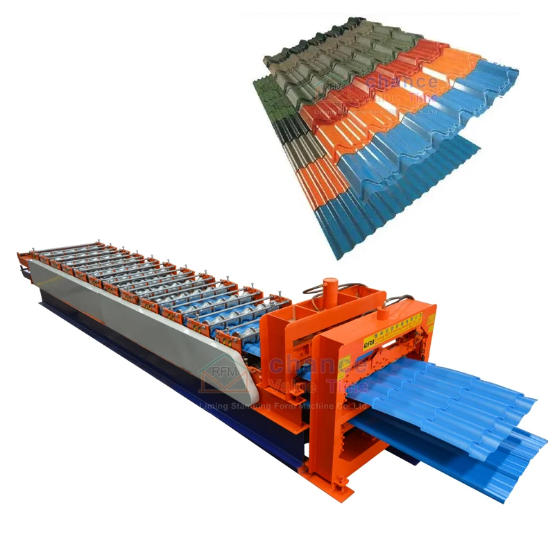 Double Layer Roll Forming Machine rollformers Metal Roofing Corrugated Steel Sheet Wall Panel tile making machine