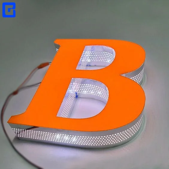 Пользовательские 3D буквы с подсветкой уличные вывески магазин светодиодные декоративные световые