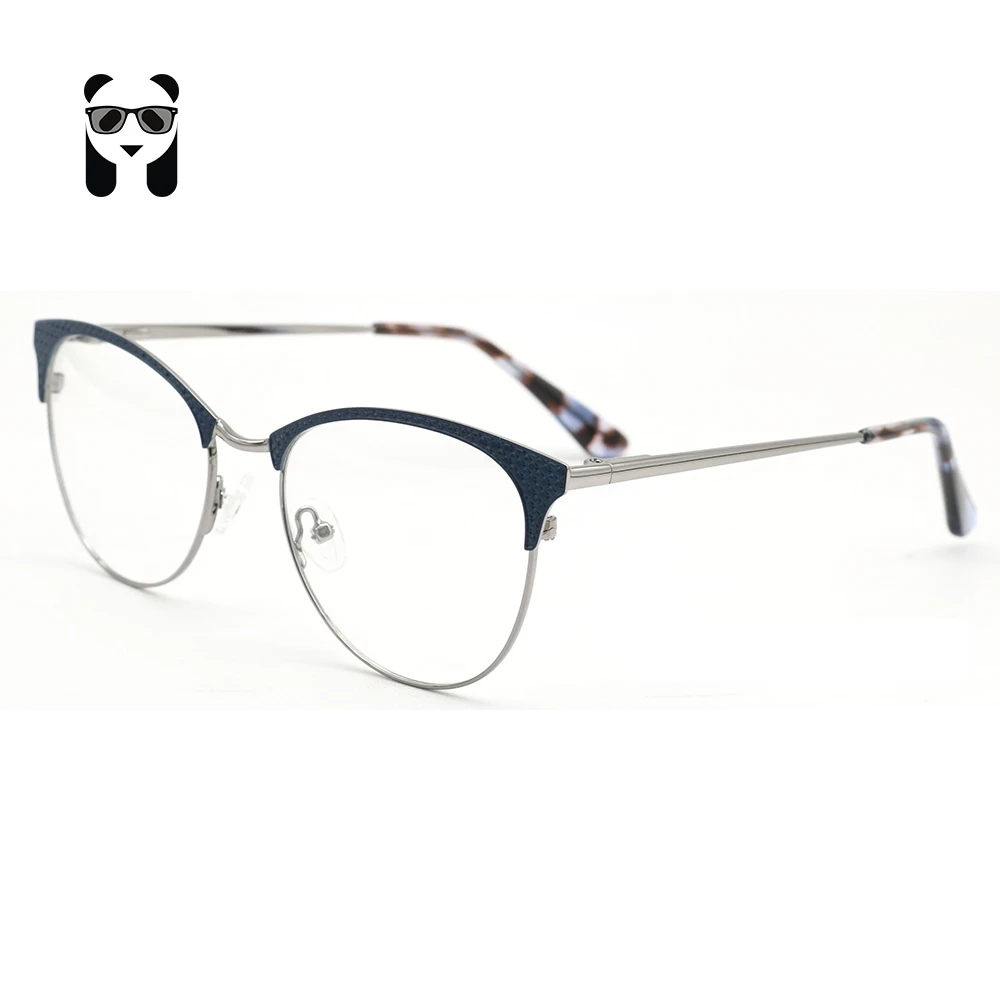 Wholesale womens novelty nerd optical myopia golden eye glasses specs