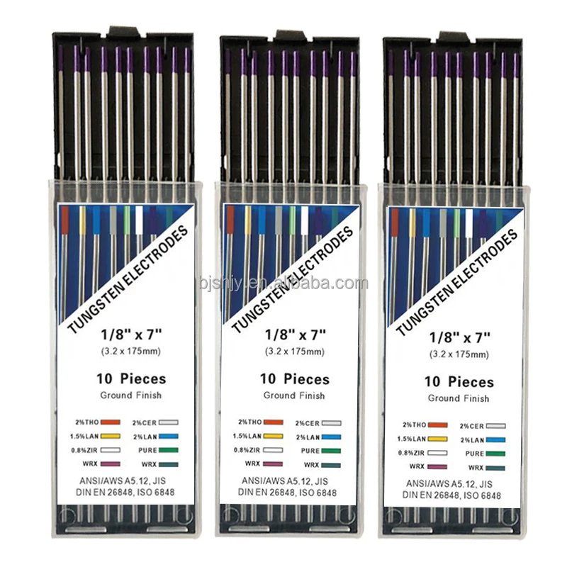 Gringd composite tungsten electrode tungsten electrodes wr2 purple electrodes de tungsten