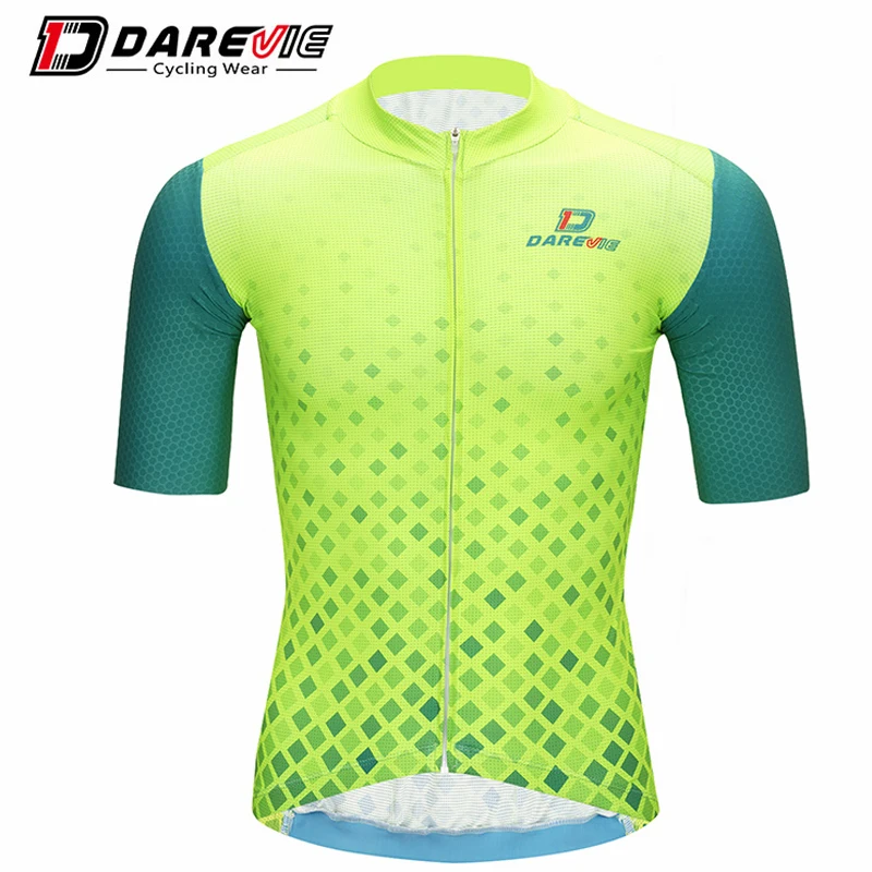 Darevie Dropshipping Cycling Jersey Summer Quick Dry Cycling Jersey Clothing MTB Bicycle Uniform Cycling Bike Wear Men