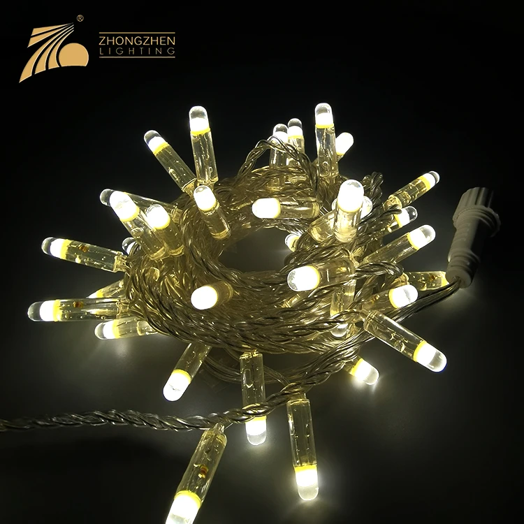 
Factory Custom Waterproof IP65 Outdoor Festival Decoration PVC Copper LED String Lighting 