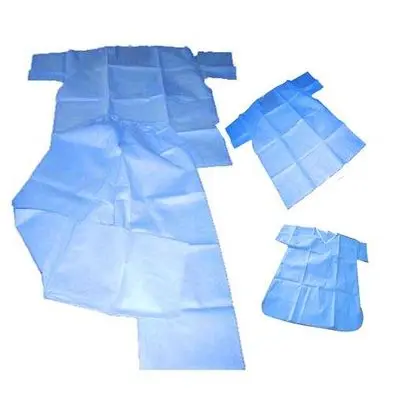 Одноразовый халат для пациента с коротким рукавом