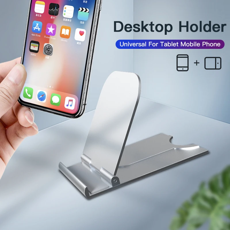 Universal For Mobile Phone Support Bracket 180 Degree Adjustable For CellPhone Tablet Desktop Phone Holder Stand