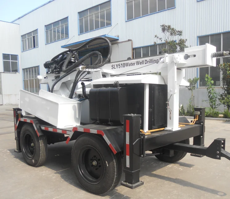 Strong Power SLY510 Trailer  Mounted mobile water well drilling rig