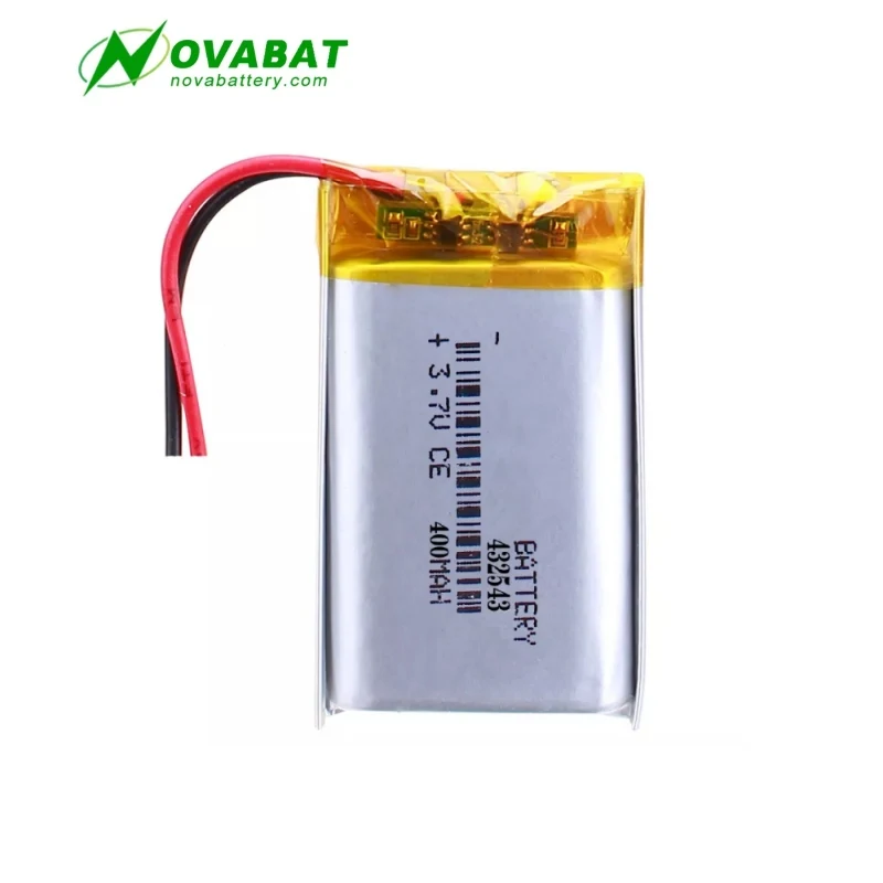Нова 432543 3 7 В 400 мАч lipo высокой мощности saft батарея 1.48wh для медицинского устройства косметического IoT 