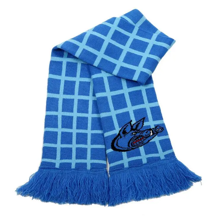 wholesale cheap custom design acrylic knitted german Germany soccer scarf