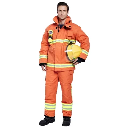 Firemen Firefighting Fire Resistant Coverall Reflective Flame Retardant Safety Clothing Coverall