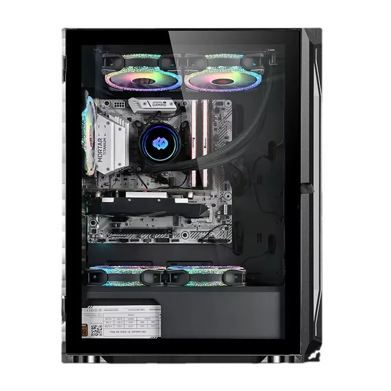 ZeroMaster Black M-ATX & ATX Tower Case Full-size Gaming Computer Cabinet with Excellent Shell for Gaming Enthusiasts