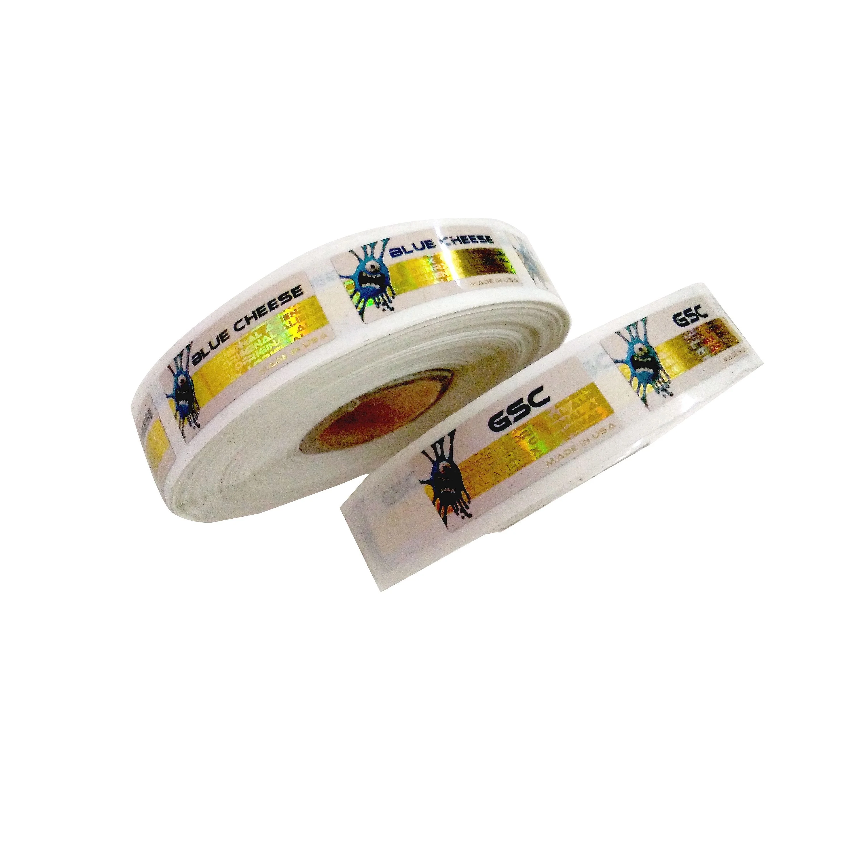 Custom design micro text laser Hot Stamping Foil Embossed Printing Roll for car plate