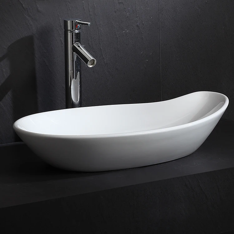 China Manufacturer Porcelain Sink Hotel Bathroom Irregular Washing Basins Design Art Bathroom Sinks