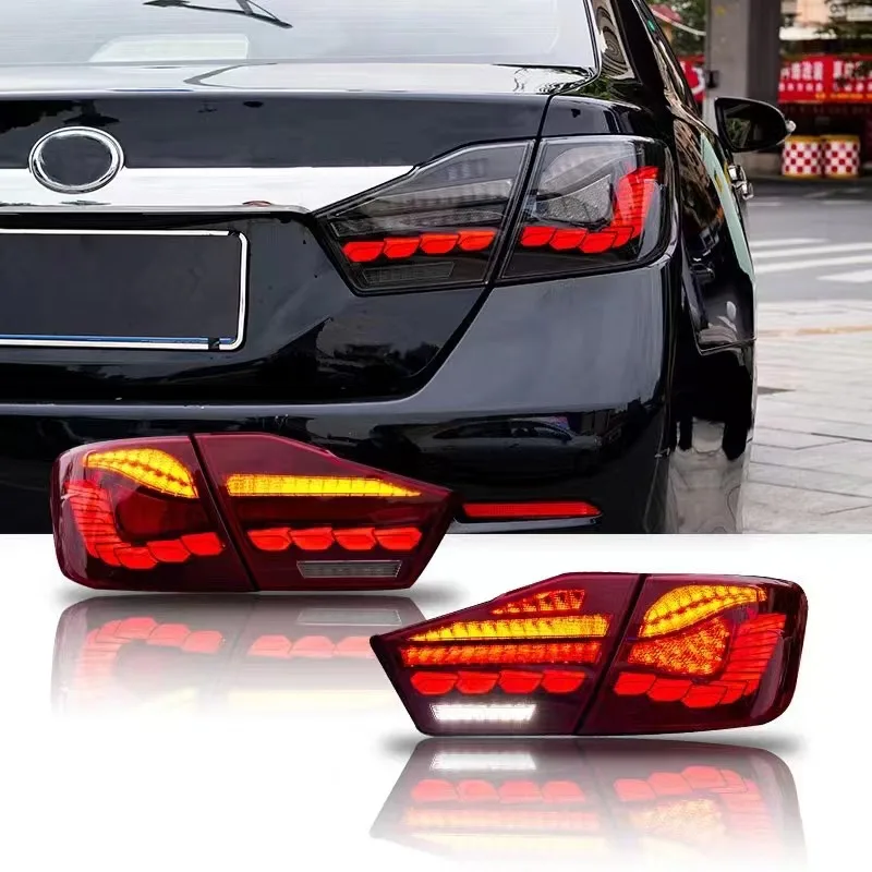 Dragon OLED Taillight For Toyota Camry 2012 2013 2014 Rear Running Lamp Brake Reverse Turn Signal Tail Lights