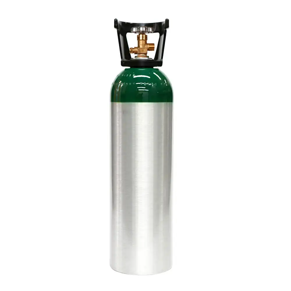 Газовые баллоны 2216psi кислородный алюминий DOT3AL 25LB M90 15 2l алюминиевые газовые высокого давления для продажи
