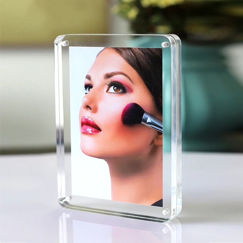 Magtoon Custom Sales Promotion So Beautiful Clear Acrylic Magnetic Picture Photo Frame english sexy video digital photo frame