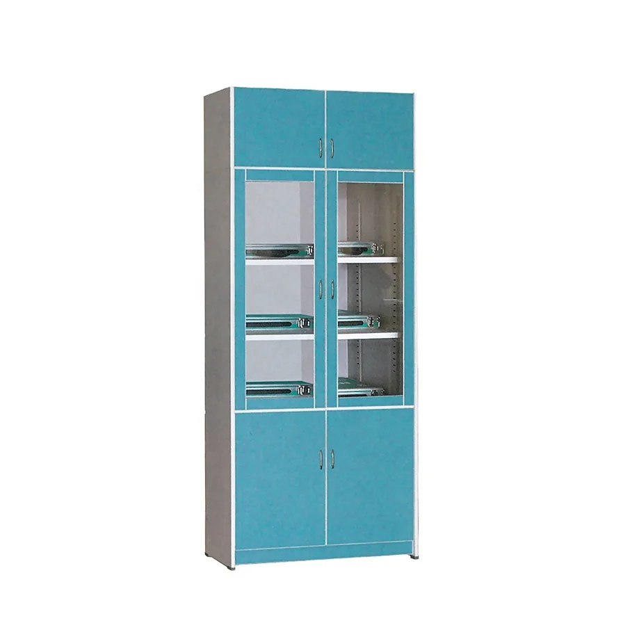 Hospital laboratory cabinets with 3 layers school furniture