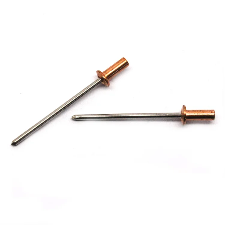 
Different Types Of Stainless Steel Brass Solid Rivet Din 7337 Aluminum Blind POP Rivet 